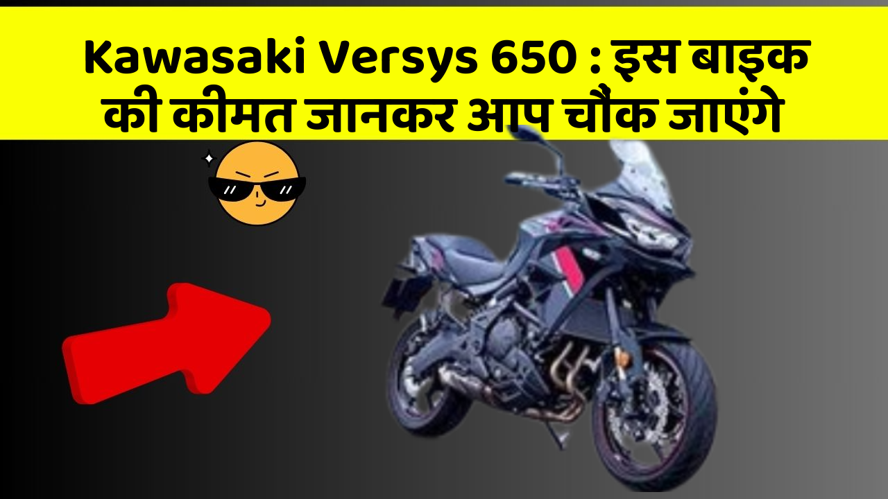 Kawasaki Versys 650 : इस बाइक की कीमत जानकर आप चौंक जाएंगे
